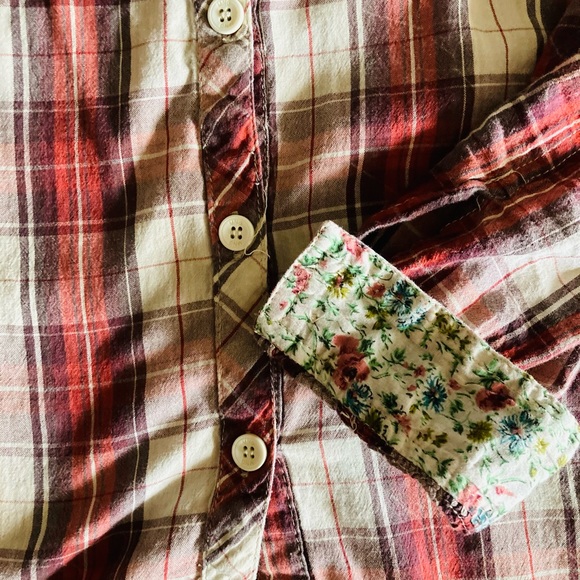 Plaid Print MANGO Shirt - Picture 6 of 8